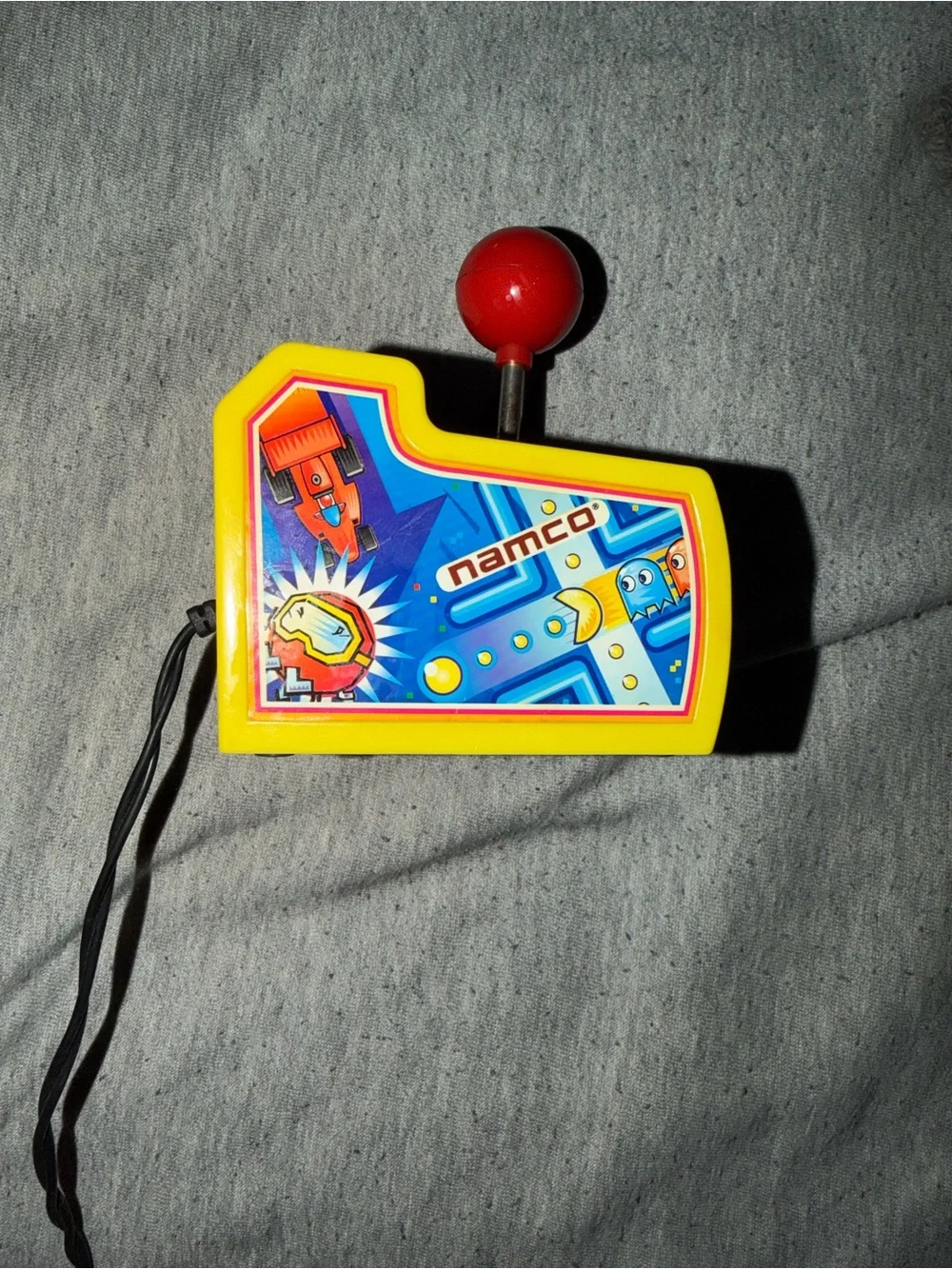 Namco Purple & Yellow Mini Arcade Joystick
